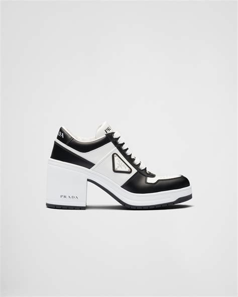 prada high top womens sneakers|Prada downtown sneakers women's.